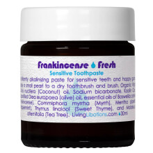 Living Libations - Dentifricio sensibile fresco di incenso biologico | Bellezza pulita naturale selvatica (1 oz | 30 ml)