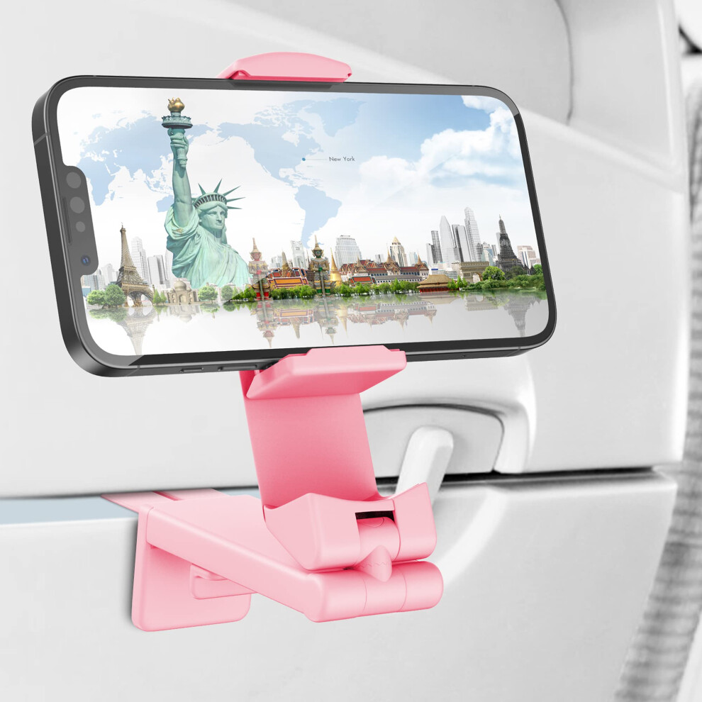Photos - Holder / Car Charger Perilogics Airplane Phone Holder Mount Universal in Flight Hands Free Viewing with Multi-Directional Dual 360 Degree Rotatio