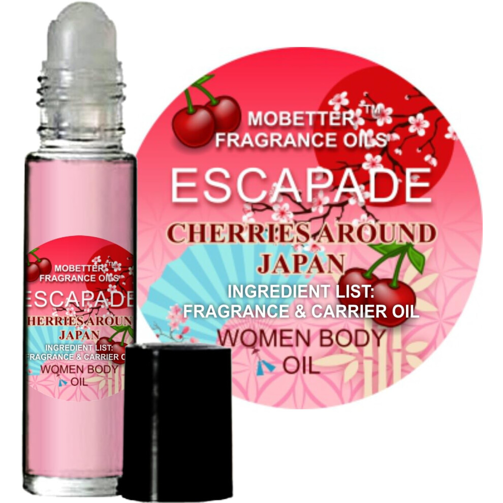 Mobetter Fragrance O Mobetter Fragrance Oils Escapade Cherries In Japan Women Perfume Body Oil