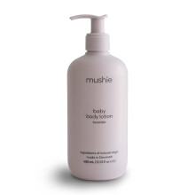 mushie Loo corporal orgnica para bebs | Hidratar, acalmar e hidratar a pele seca | Fabricado na Dinamarca 13,53 fl oz (lavanda)
