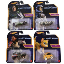 Hot Wheels Mattel Disney Pixar Lightyear Caratteri Auto completa Set di 4 veicoli a spazzatura 1:64 Scala di et 3+