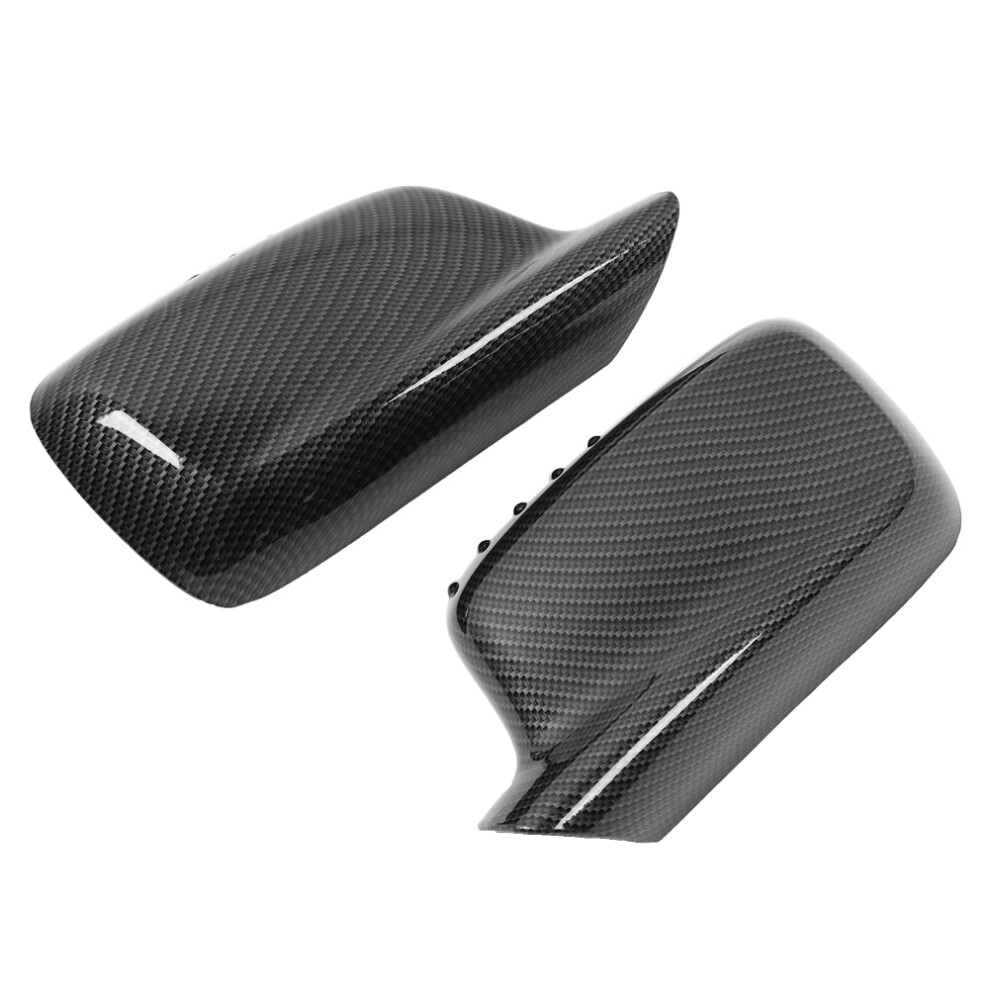 2Pcs Rearview Wing Mirror Cover Housing For 3 Series E46 7 Series E66 4231324603462