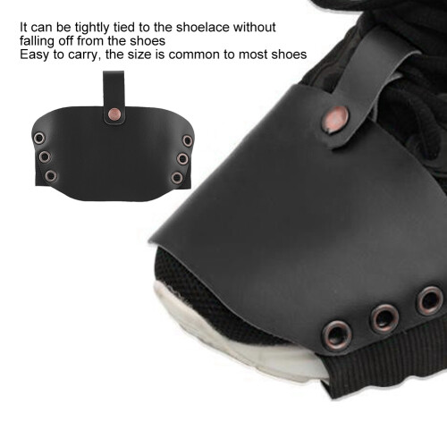 High Quality PU Material Motorcycle Shift Guard Shoes Boots Protector Cover(Black) 2