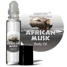MOBETTER FRAGRANCE OILS Afrikanisches Moschus-Krperl, 1/3 oz Rolle auf einer Glasflasche