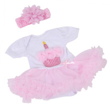Baby Kids Simulation Doll Lovely Dress Clothes Accessories for 20‑22inch Dolls
