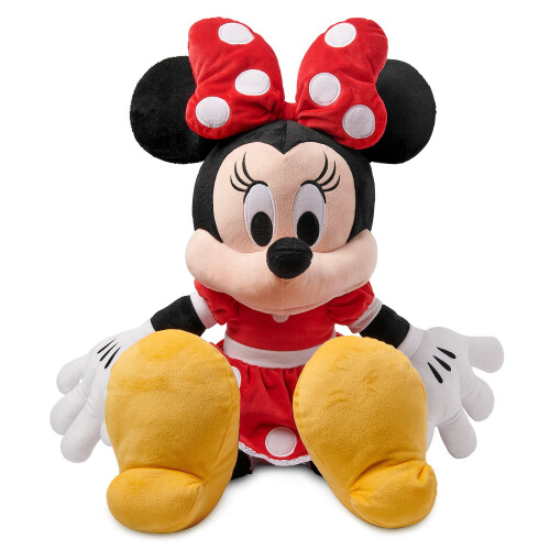 Disney DISNEY STORE Officiële Minnie Mouse Pluche - Rode Jurk - Groot 54 cm 2