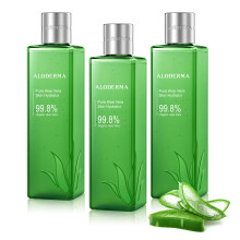 Aloderma 99,8 % Bio-Aloe-Vera-Gesichtshydrator, hergestellt innerhalb von 12 Stunden nach der Ernte  feuchtigkeitsspendender und feuchtigkeitsspende