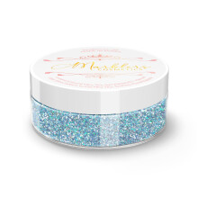 MARBLERS Holografischer Glitzer fr Gesicht und Krper [Einhornblau] 0,18 oz (5 g) | Fein | Ungiftig | Vegan | Tierversuchsfrei | Festival-Rave- und