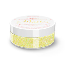 MARBLERS Holografischer Glitzer fr Gesicht und Krper [Einhorngelb] 0,18 oz (5 g) | Ungiftig | Vegan | Tierversuchsfrei | Festival-Rave- und Party-M