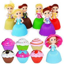 Boterlun 6pcs Mini Beautiful Tort Doll Toy Surprise Transforming Princess Dolls Set per bambini Gioco di gioco per bambini per bambini per ragazze di