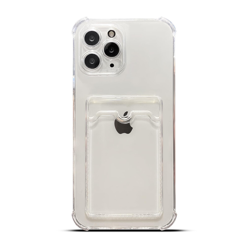 Tuokiou Clear Wallet Phone Case For Iphone 11 Pro Max Upgrade Card Slot Case Slim Fit Soft Tpu Shockproof Wallet Case With Cute Card Holder Pocke 3115395971464