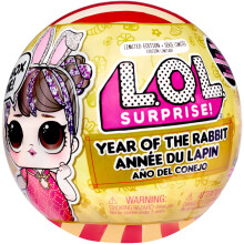 LOL. Sorpresa! Anno del coniglio di coniglio, buona fortuna dolce- con bambola da collezione 7 sorprese accessori per bambole in edizione limitata Pe