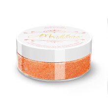 MARBLERS Glitter Mica Powder [Tangerine Jelly] 0.14oz (4g) | Glitter Mica | Highly Pigmented | Non-Toxic  Vegan  Cruelty-Free | Eyeshadow  Body B