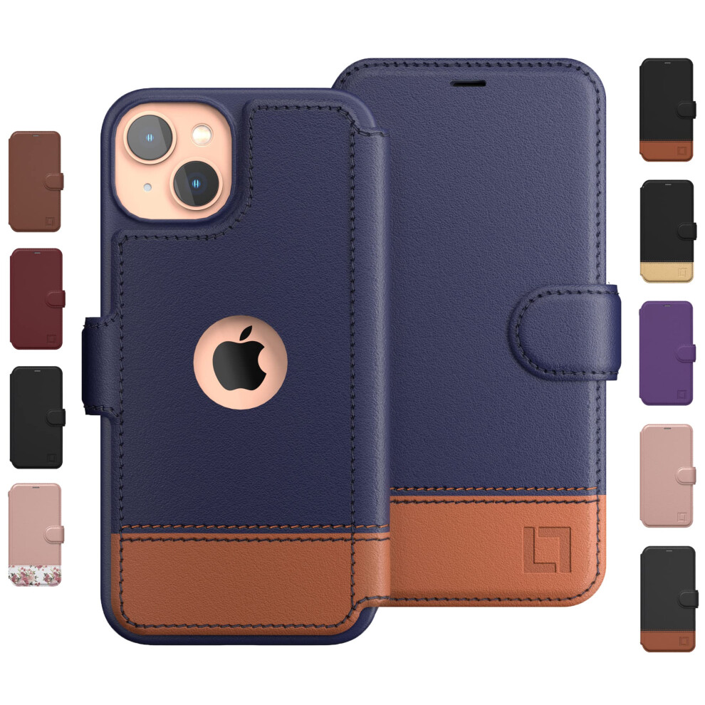 Compatible With Iphone 14 Wallet Case For Women And Men Case With Card Holder [Slim & Protective] For Apple 14 (6.1 ) Leather I-Phone Cover Cu 5065013352008