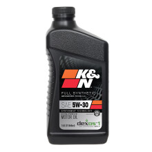 leo de motor K&N: leo de motor sinttico 5W-30: Proteo premium, alta quilometragem, 1 quarto