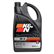 leo de motor K&N: leo de motor sinttico 0W-20: Proteo premium, alta quilometragem, 5 quartos