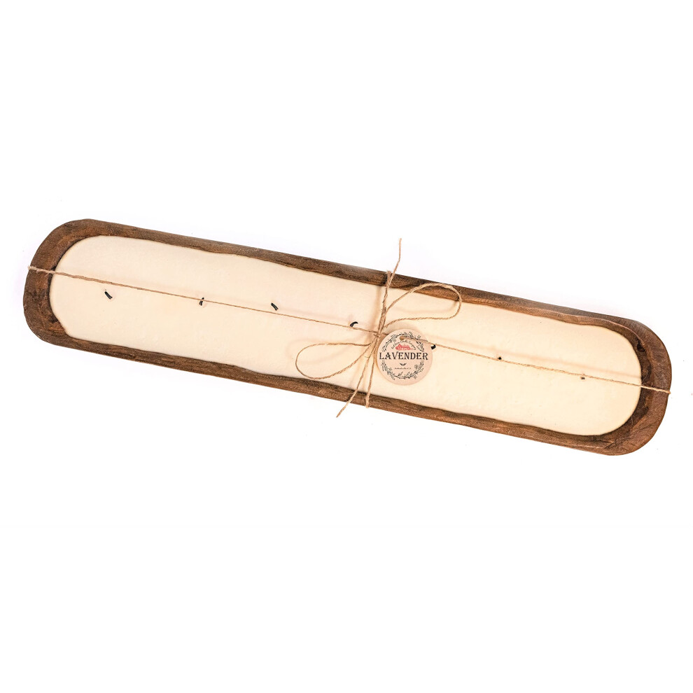 Bougie De Bougie Rouge Company En Bois De Pte De Pte En Bois | Cire De Soja 100% Naturelle Et Huile Essentielle Infuse | Limination Des Odeur-image