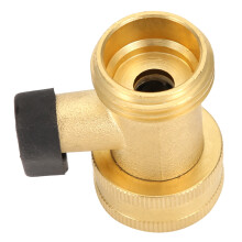 3/4 DN20 Brass Straight Single Pass Ball Valve Hose Connector for Garden Use