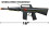 Conjunto de brinquedos para arma de rifle do exrcito Hunson com 2 brinquedos de simulao, som e ao de fasca, preto, 16 polegadas 2
