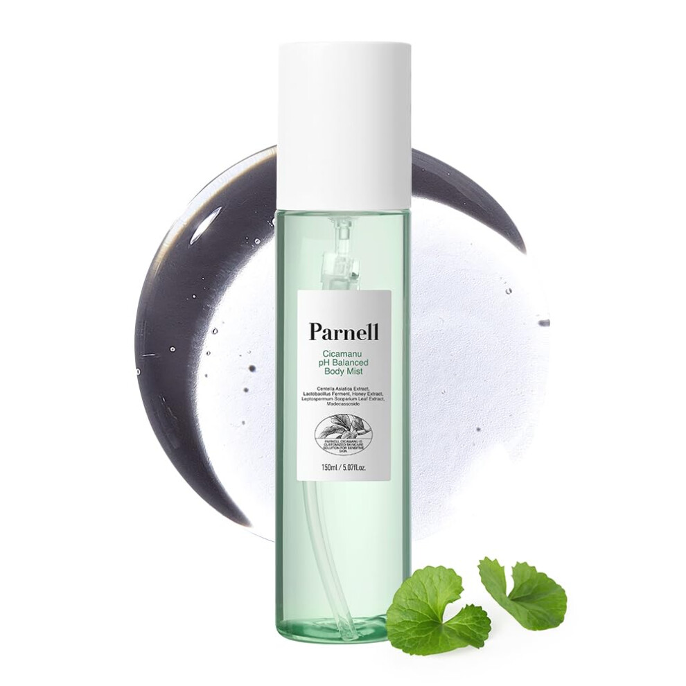 Parnell Cicamanu Ph Balanced Body Mist - Centella Asiatica Hyaluronic Acid Ceramide Lha Pha Mild Exfoliating Soothing And Moisturizing Mist