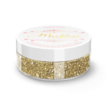 MARBLERS Twinkle Face & Body Glitter [Helles Gold] 0,18 Unzen (5 g) | Fein | Ungiftig | Vegan | Tierversuchsfrei | Ethisch beschafft | Festival-Make-