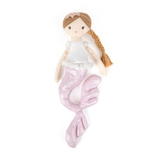 Laila en Lainey pluche zeemeerminpop - Zacht zeemeermin knuffeldier