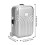 Baby Suitcase Toy Cute Plastic Rolling Suitcase Mini Luggage Box (Silver) 2