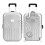 Baby Suitcase Toy Cute Plastic Rolling Suitcase Mini Luggage Box (Silver) 9