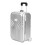 Baby Suitcase Toy Cute Plastic Rolling Suitcase Mini Luggage Box (Silver) 16