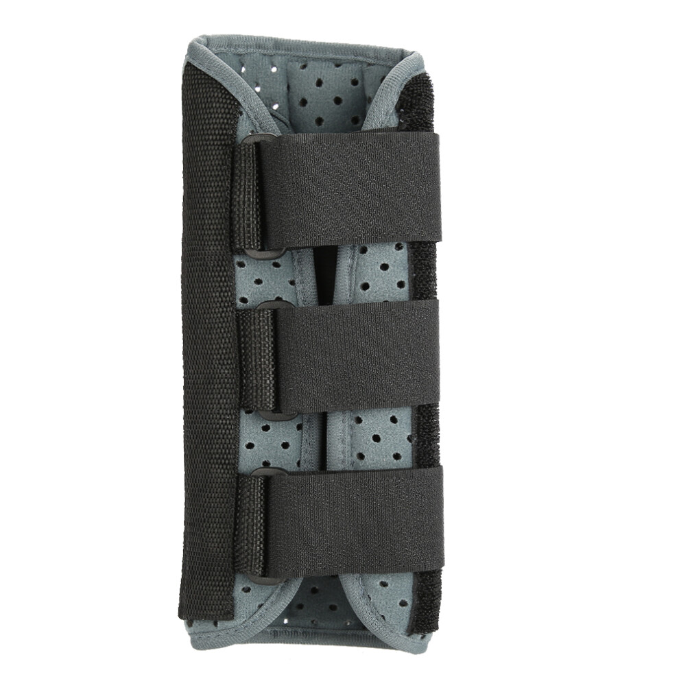 Black Breathable Wrist Protective Brace Support Splint Wrist Joint Sprain Guard Right M