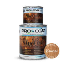 UnoCoat Hardwax Uroil with Activator - Made in USA Advanced Wood Grain Treatment for Indoor Applications Urethane-Modified Hard Wax Oil for An