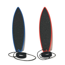 Windeck Finger Surfboard - Bl & Rd Mini Hndsurfing Legetj med Snor & Grip Tape | 5 luftsurfing legetj til bilture tricks og fingerboarding s
