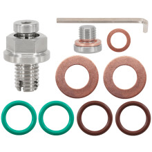 Dsnaduo M12,11,75 x 15 mm, bergroes Piggyback-lablassstopfen, selbstschneidendes lwannengewinde-Reparaturset aus Edelstahl