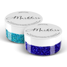 MARBLERS Cosmetische Grade Fijne Glitters Duo [Holo Maui & Royal Blue] 0.36oz (10g) | Niet-Toxisch | Vegan |