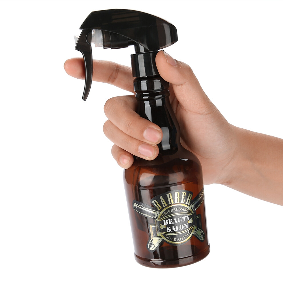Hairdressing Spray Bottle Salon Barber Hair Tools Water Sprayer (Brown)