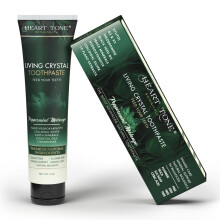Heart Tone Botanicals Living Crystal Zahnpasta | Fluoridfrei | Natrliche und remineralisierende Hydroxylapatit-Zahnpasta | Empfindliche Zhne | Theo