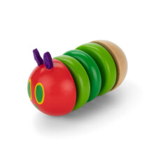 KINDEREN VOORKEUR World of Eric Carle The Very Hungry Caterpillar Newborn Houten Fidget Toy Baby Sensory Caterpillar Shaker Rammelaar voor baby's