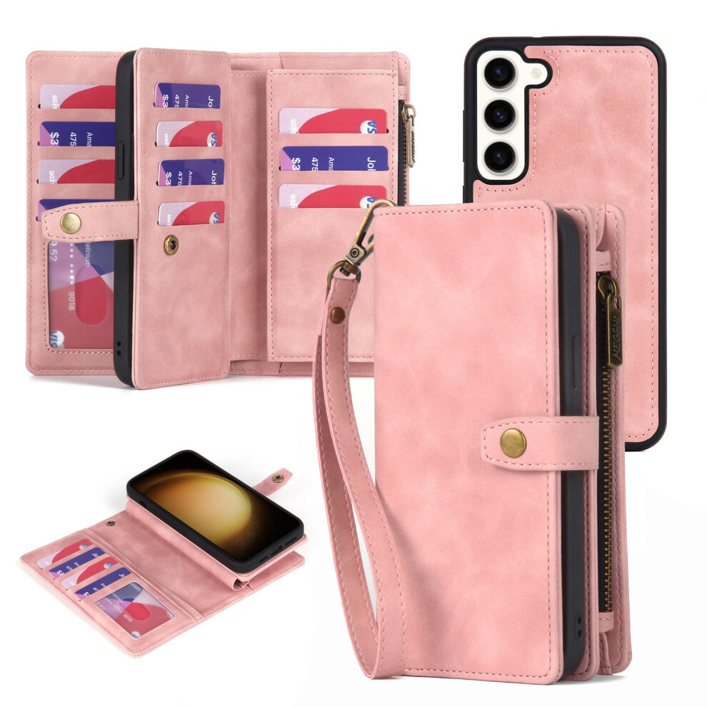 Twohead For Samsung Galaxy S23 Plus Wallet Case With Card Holder & Detachable Magnetic Phone Case For Galaxy S23 + 6.6 In Pu Leather Phone Case W 772168896176