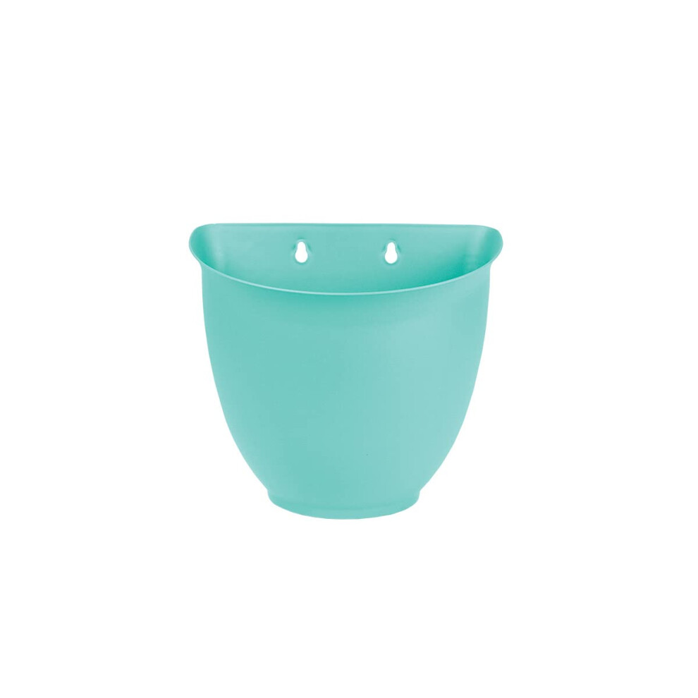 The Hc Companies 20,3 Cm Groer Garten-Wand-Pflanztopf Hngender Blumentopf Aus Kunststoff Fr Drinnen Und Drauen, Blumen, Kruter, Blaugrn-image