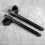 43mm Universal Motorcycle Clip On Handlebar Fork Aluminum Separate Handle Set(Black) 3