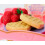 American Girl Conjunto de boneca American Girl WellieWishers de 14,5 polegadas para caf da manh na bandeja da cama com jogo de ch e comida de caf da manh 3
