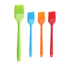 4PCS Silicone Basting Pastry Brush MONGSEW Heat Resistant Food Brush Spread Oil Butter Sauce for BBQ Grill Baking Kitchen Cooking BPA Free Dis