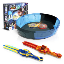 Infinity Nado Stadium - Battling Tops Burst Toy for Boys Grils Age 8-12 - Including Beystadium 2 Gaming Top Toys 2 Sword Launcher - Sapphire Bl