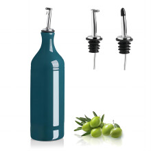 Frasco dispensador de azeite de oliva grande de cermica Sweejar Galheteiro de leo opaco protege o leo para reduzir a oxidao Adequado para ar