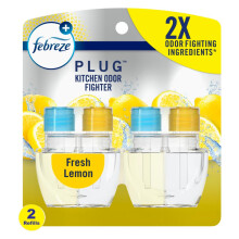 Febreze Plug In Odswiezacz powietrza Zwalczajacy nieprzyjemny zapach olejek zapachowy Wklad kuchenny Pogromca nieprzyjemnych zapachw 2 wklady