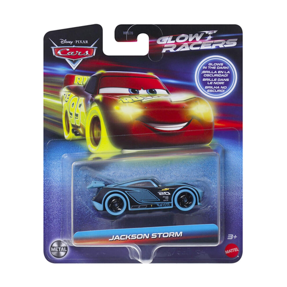 Disney Cars Jackson Storm Glow Racer Spielzeugfahrzeug F R Kinder Ab 3 Jahren-image