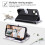 ULAK ULAK iPhone 14 Plus Wallet Case met Kaarthouder [RFID Blokkering], Flipcase voor Vrouwen 4