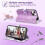 ULAK ULAK iPhone 14 Plus Wallet Case met Kaarthouder [RFID Blokkering], Flip Case voor Vrouwen 3