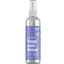 ASUTRA Yoga Mat Cleaner Spray (Peaceful Lavender - Aluminium fles) 4 fl oz - Geen gladde resten Biologische essentile olin Diepe reiniging voor