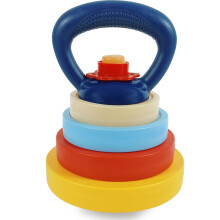 RAINBOW TOYFROG Kids Kettlebell - Sjovt trningsudstyr og stablelegetjsvgte - Trningslegetj til smbrn og fitnessspil - Seje babysportsting